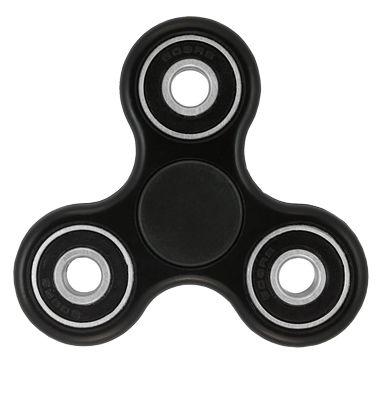 Spinner Red Line B1 пластик, черный