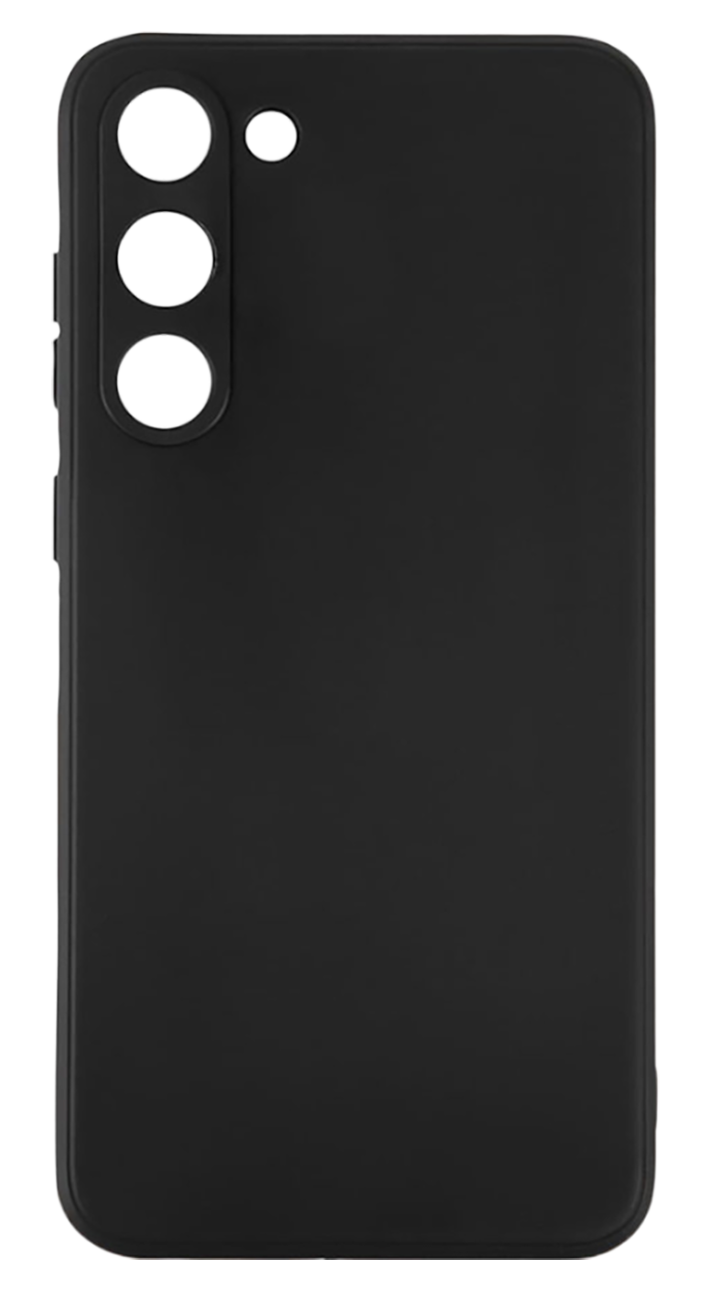 Накладка силикон iBox Case для Samsung Galaxy S23+, с защитой камеры и подложкой, черный