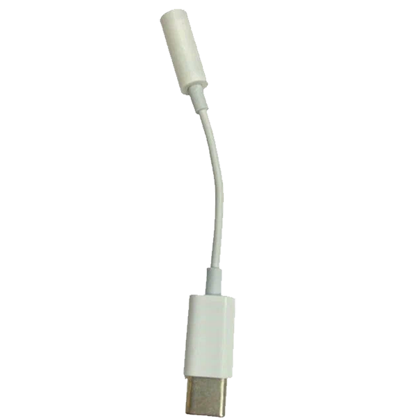 Адаптер Носо LSЗ5, USB Туре-С (M) - mini jack 3.5mm (F), белый