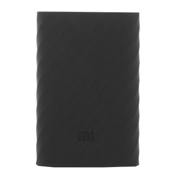Чехол для Xiaomi Power Bank 10000 mAh силиконовый черный