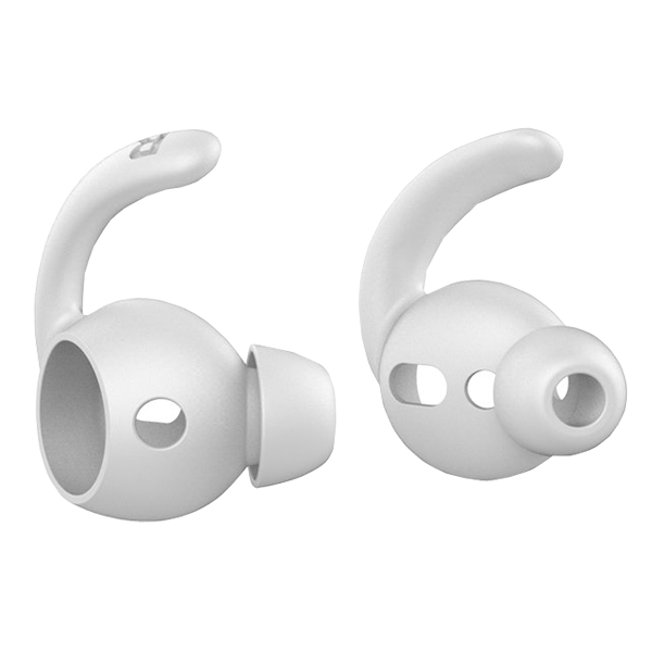 Силиконовые амбушюры Hooks для AirPods White фото 1