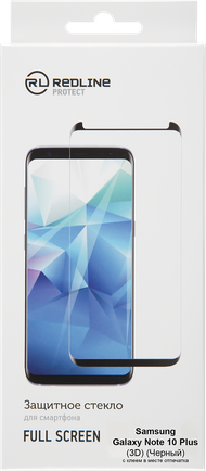 Стекло защитное для Samsung Galaxy S10 lite Red line Full Screen Cover (3D) черное