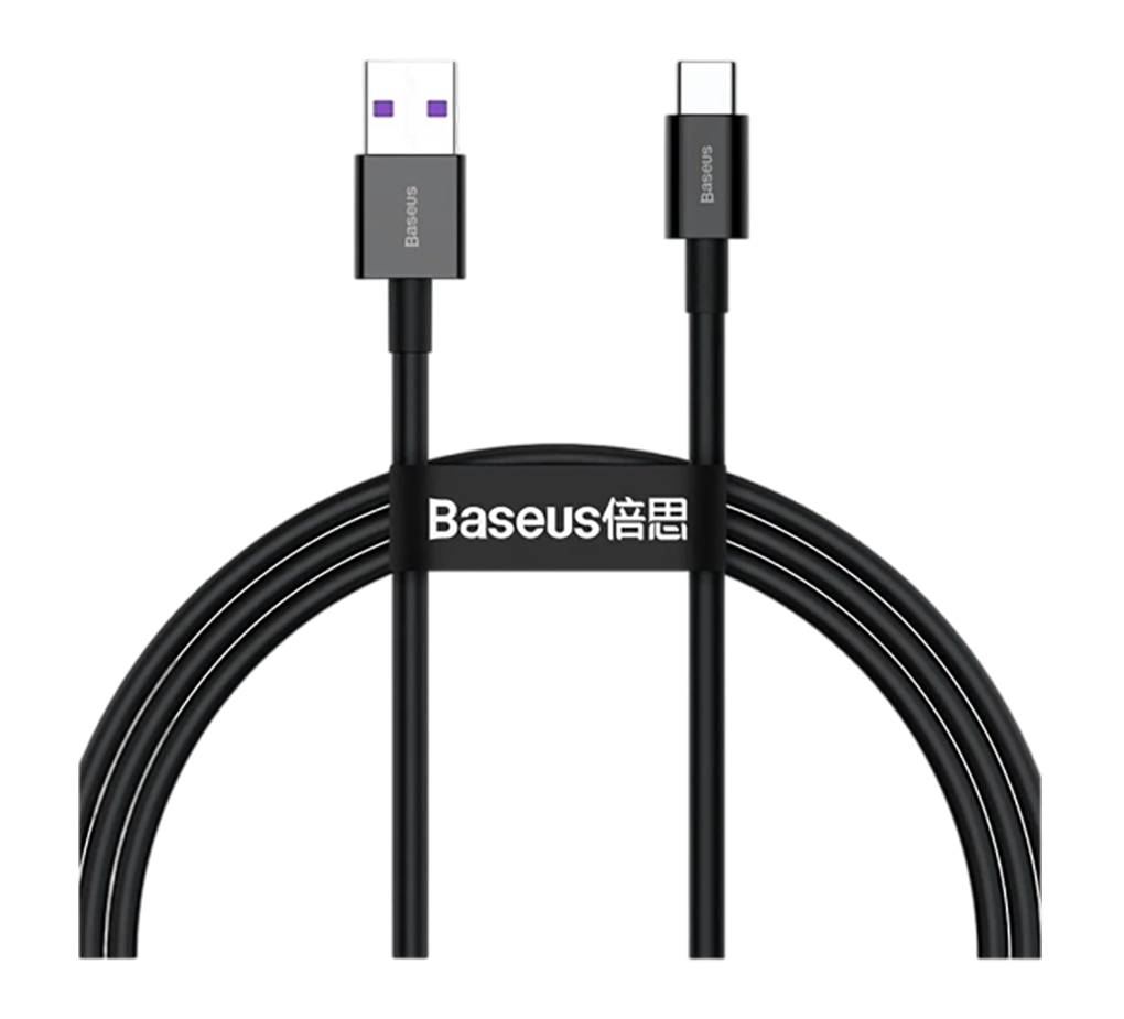 Кабель Baseus Superior Series USB to Type-C 66W 2m черный CATYS-A01