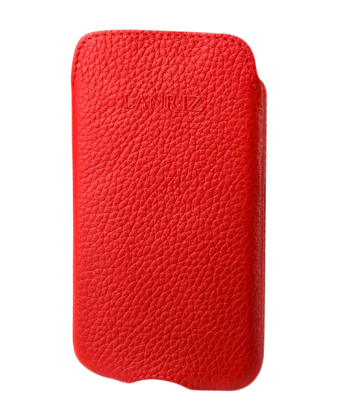 Чехол для Sony Xperia U Lanriz Pouchstrap Classic фактурная кожа красный