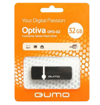 USB-накопитель Qumo Optiva 02 USB 2.0 32GB Black
