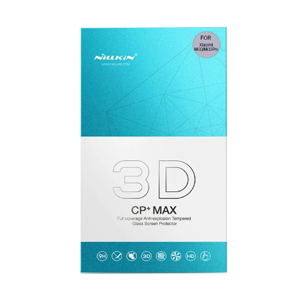 Стекло защитное для Xiaomi Mi 10/Mi 10 Pro Anti-Explosion Screen Protector Nillkin (3D) черное