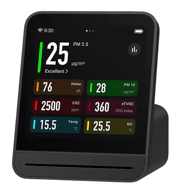 РњРµС‚РµРѕСЃС‚Р°РЅС†РёСЏ Р°РЅР°Р»РёР·Р°С‚РѕСЂ РІРѕР·РґСѓС…Р° Xiaomi Qingping Air Monitor CGS2 Black