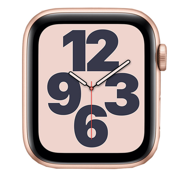 Apple Watch SE GPS 44mm Gold Aluminum Case with Pink Sand Sport Band MYDR2