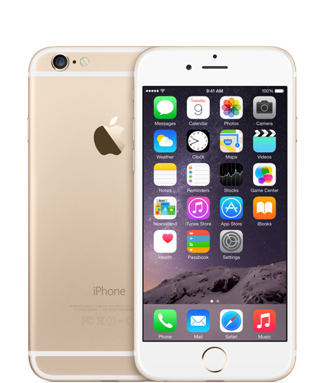 Apple iPhone 6 16Gb Gold восстановленный (FG492RU/A)