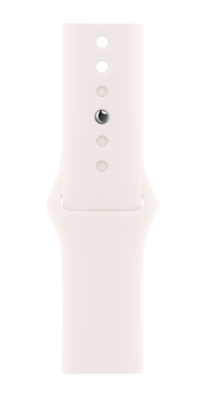 Apple Watch Series 10 GPS 46mm Aluminium Case with Rose Gold/Light Blush Sport Band M/L (MWWU3)
