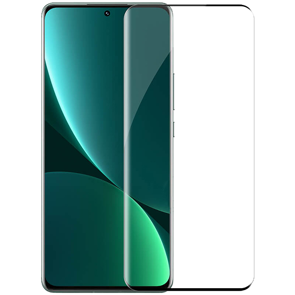 Стекло защитное для Xiaomi 12 Pro Full Screen (3D) Red Line черное