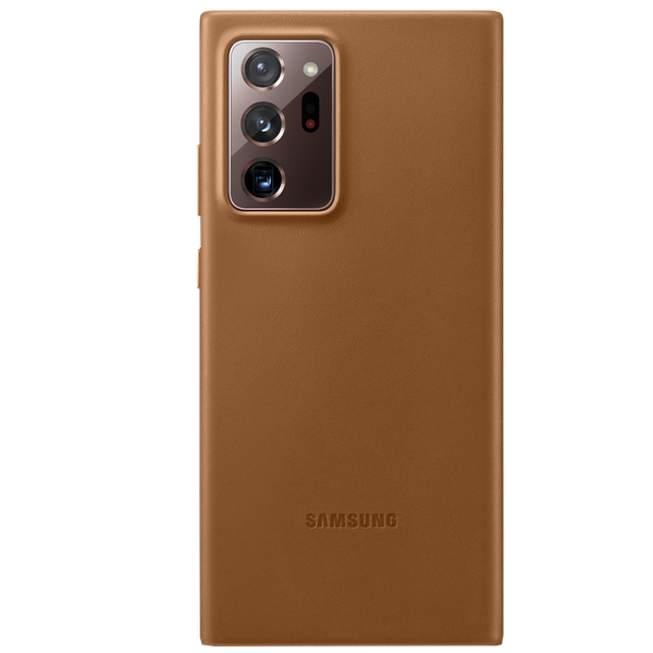 Чехол для Samsung Galaxy Note 20 Ultra Leather Cover Brown