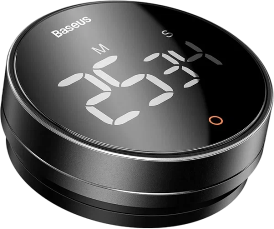 Таймер Baseus heyo rotation countdown timer pro, Dark grey (FMDS000013)