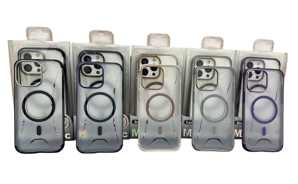 Чехол для iPhone 16 Pro Berlia Magnetic с MagSafe, черный