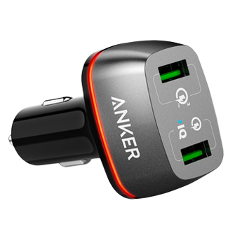 АЗУ Anker 42W 4.8А, 2 USB PowerIQ и Quick Charge 3.0