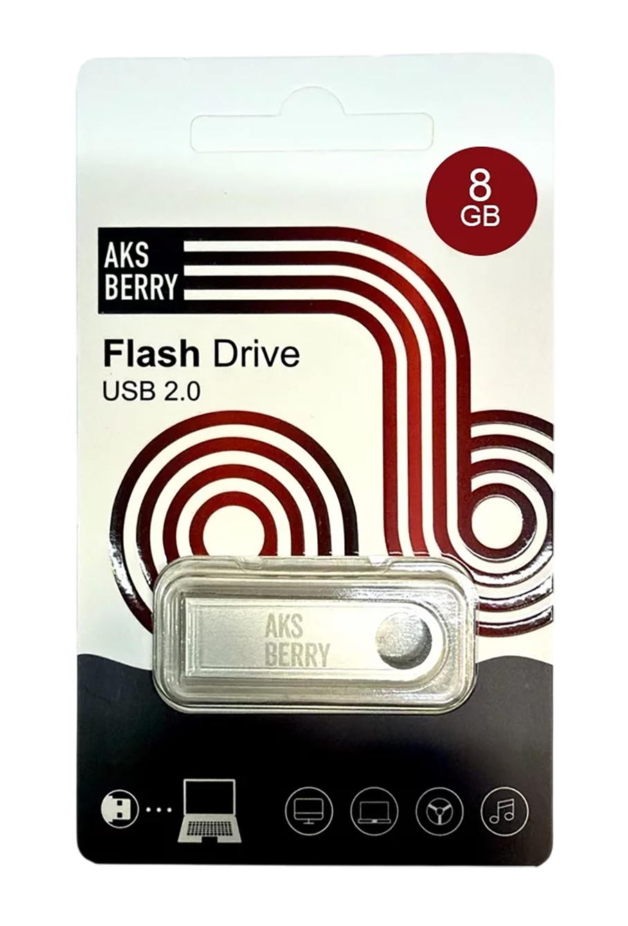 USB-накопитель Aksberry F2 Metal USB 2.0 8gb