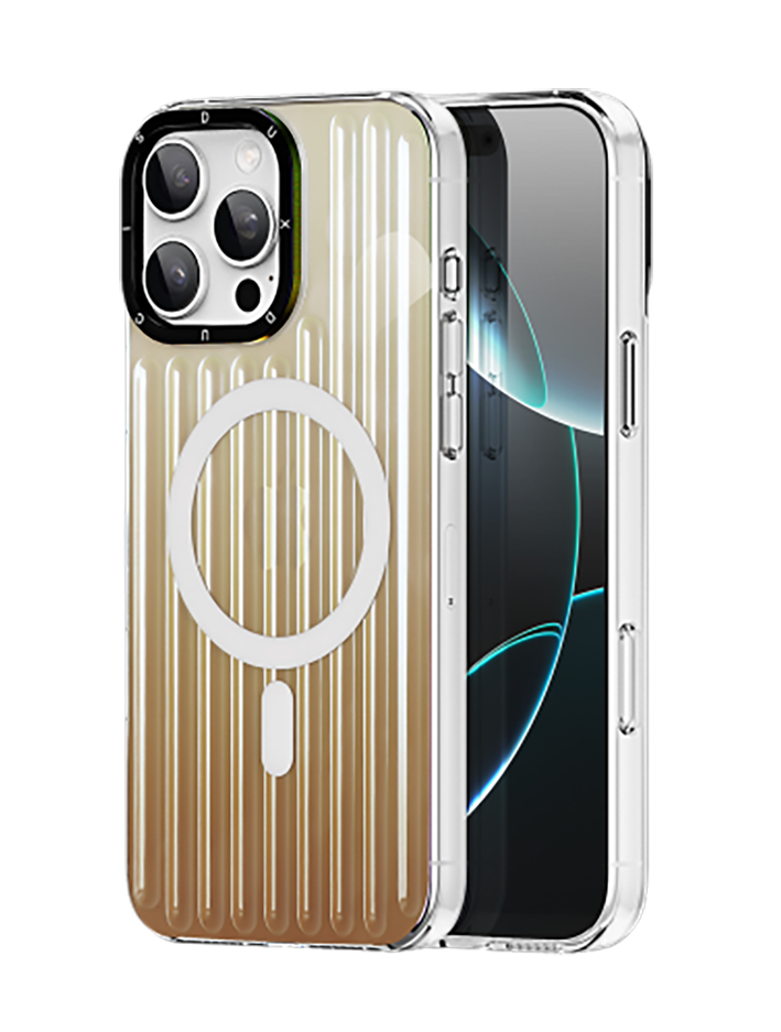 Чехол для iPhone 16 Pro Max, Dux Ducis серия Zest Series Case с MagSafe, Gradient Desert Gold