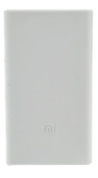 Чехол для Xiaomi Power Bank 5000 mAh силиконовый белый