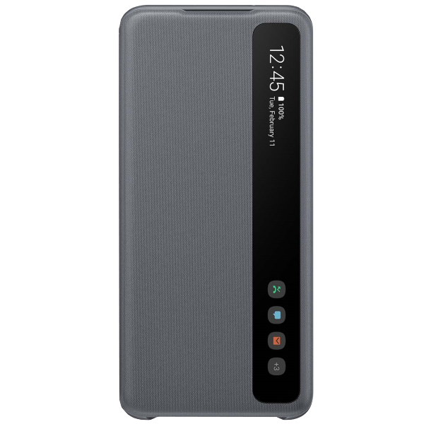 Чехол для Samsung Galaxy S20 Clear View gray
