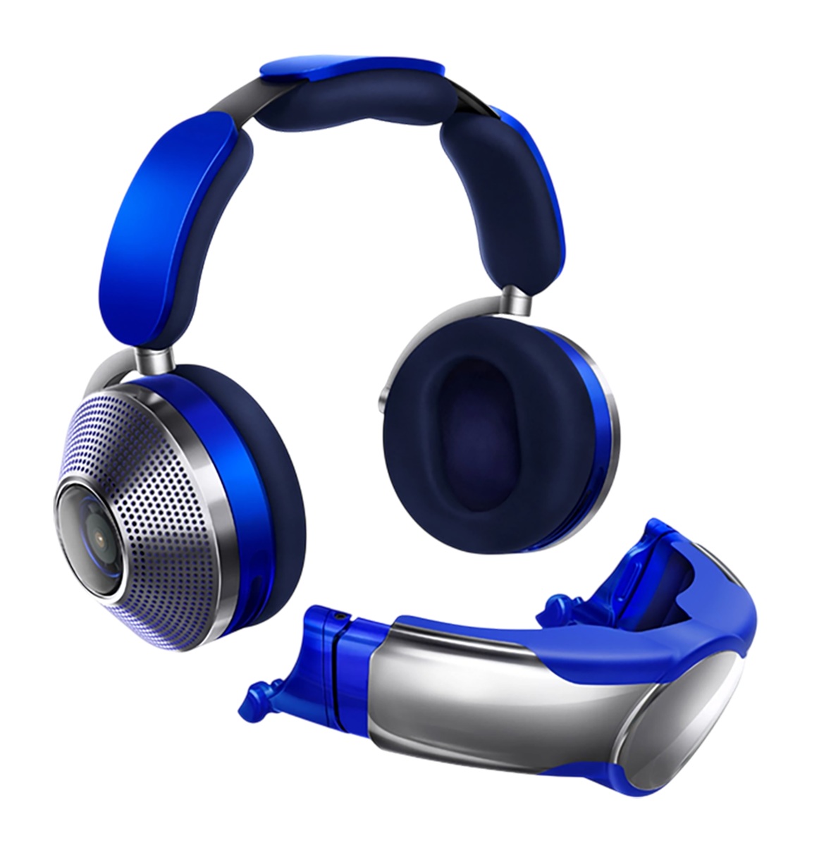 Беспроводные наушники Dyson Zone Headphones with Air Purification Ultra Blue/Prussian Blue (Синий) — купить у 1CLICK RU