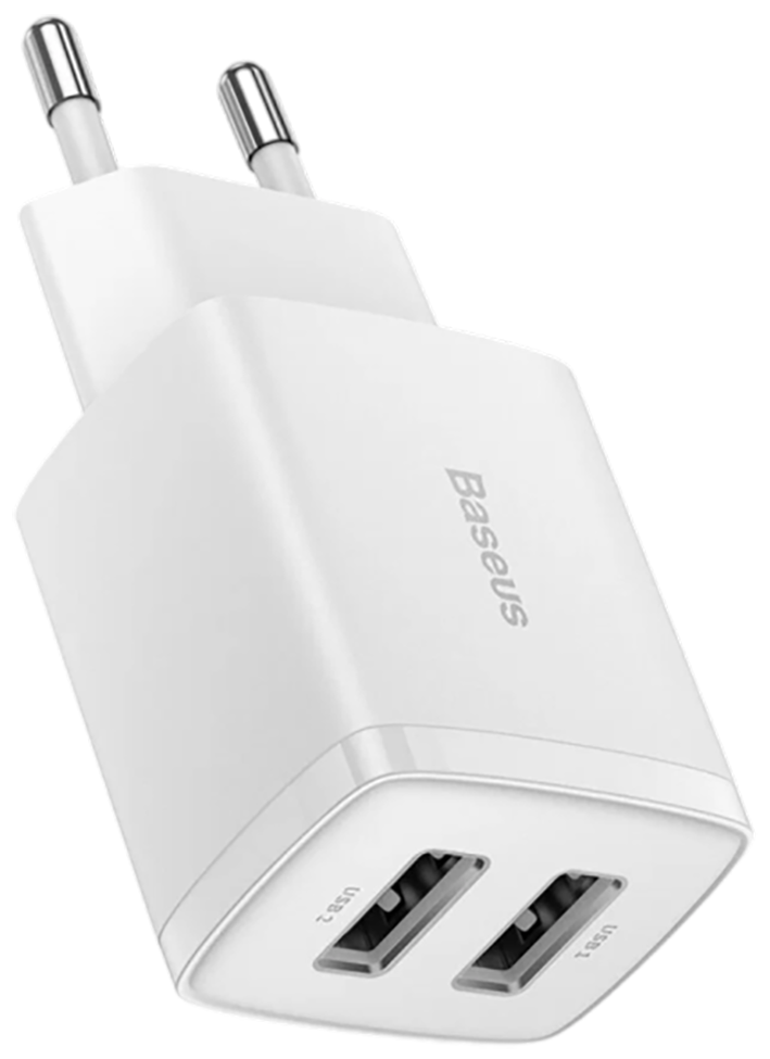 Зарядное устройство Baseus Compact Charger 10.5W белый CCXJ010202