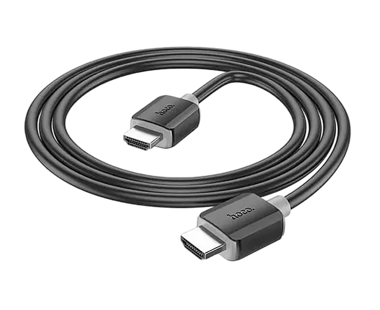 Кабель HDMI to HDMI HOCO US08 HDTV 2.0, 4K 60Hz, 3м, PVC черный — купить у 1CLICK RU