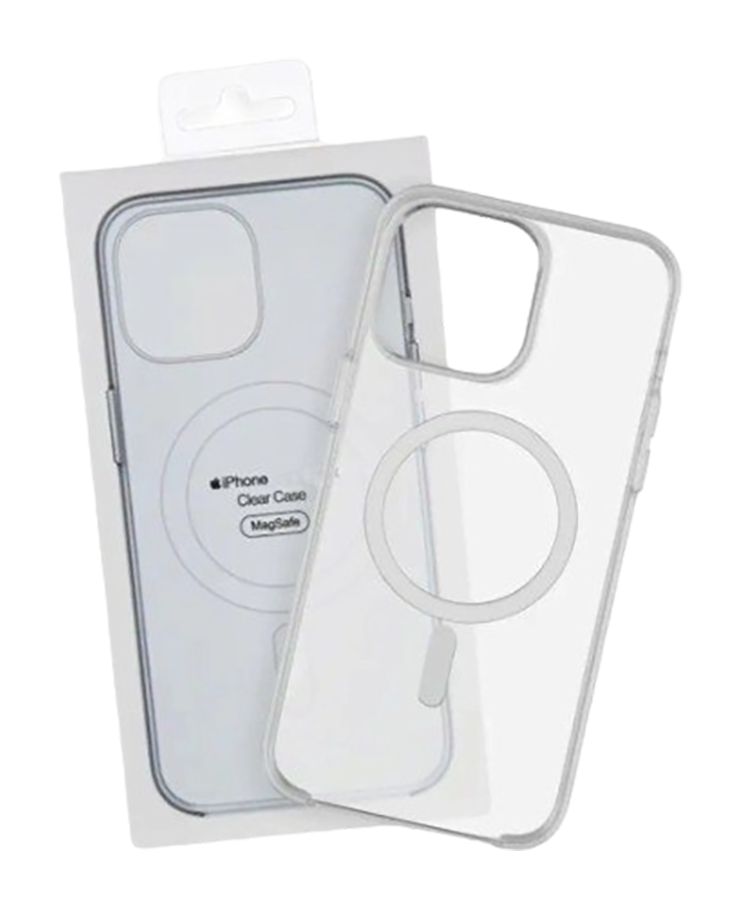 Чехол для iPhone 16 MagSafe Clear Case без анимации прозрачный