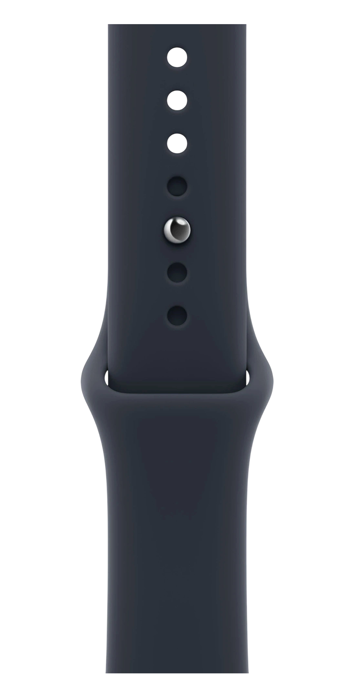 Apple Watch Series 12 GPS 42mm Aluminium Case with Space Gray/Navy Blue Sport Band S/M (MJE74)