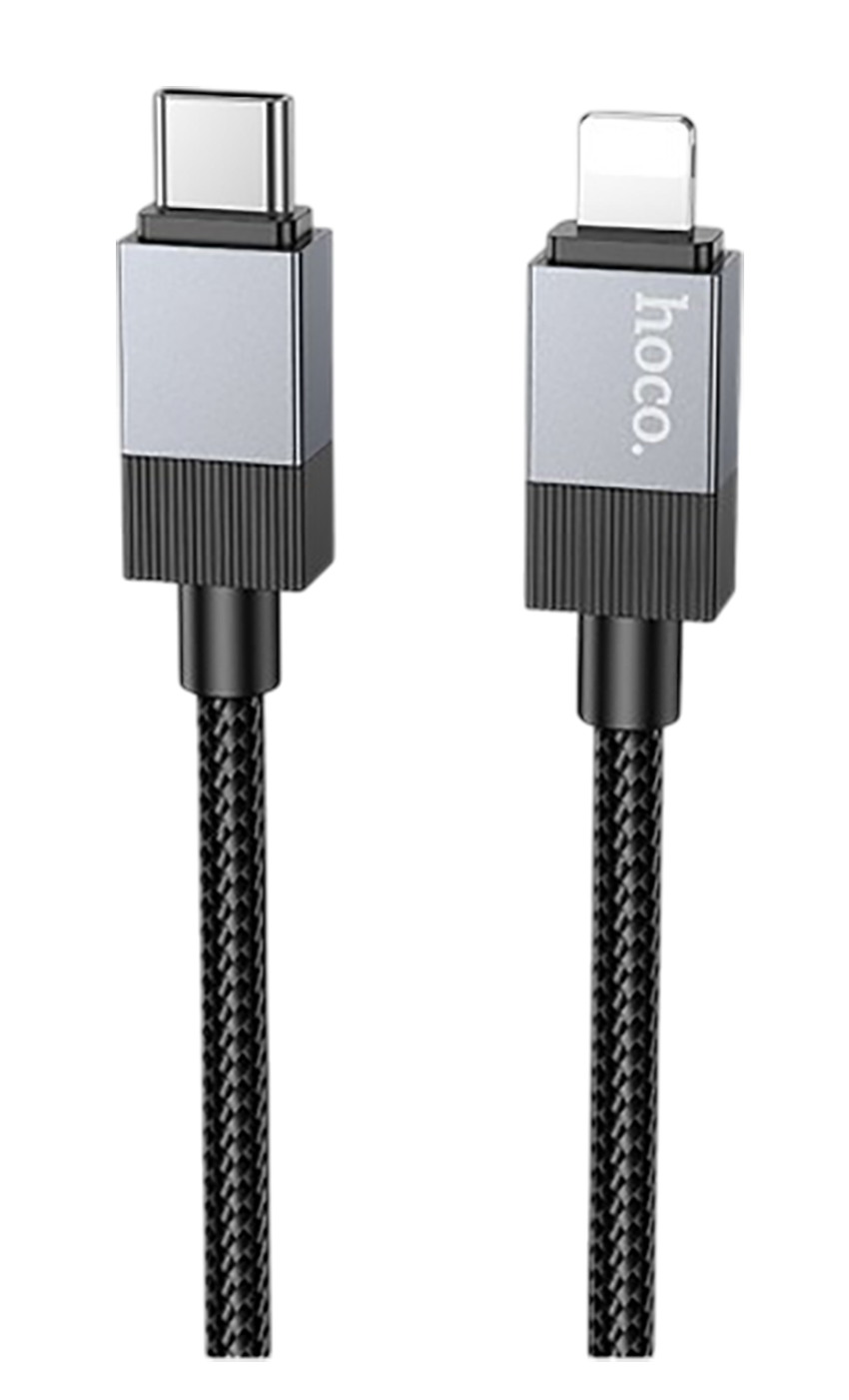 Кабель Hoco X110 Honorific PD27Вт Type-C - Lightning, 1m черный