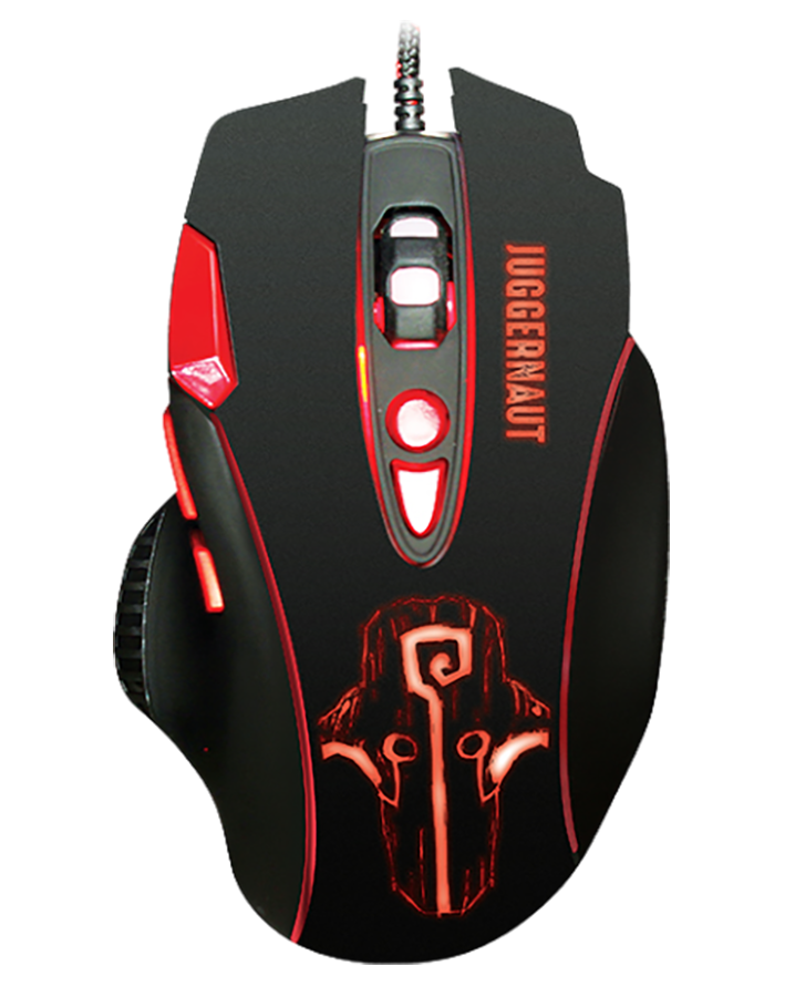 Игровая проводная оптическая мышь Qumo PRO Series Juggernaut M84, 8 кнопок, подсветка, dpi до 6400