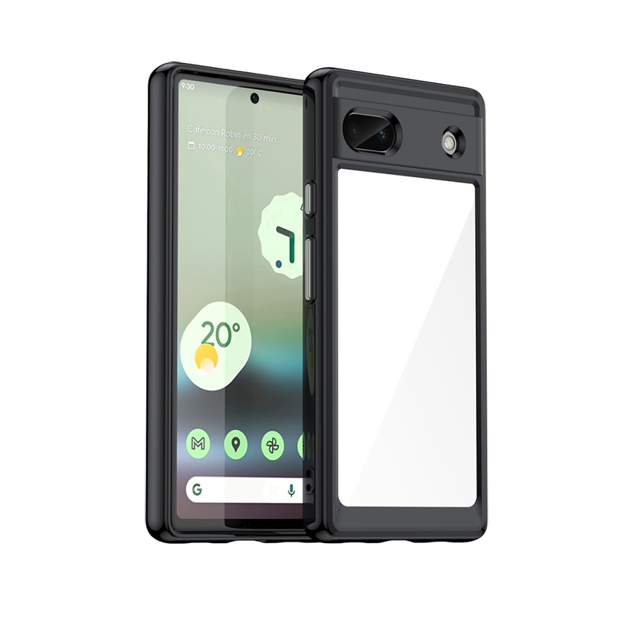 Чехол для Google Pixel 6a Caseport Fusion с защитными рамками черный