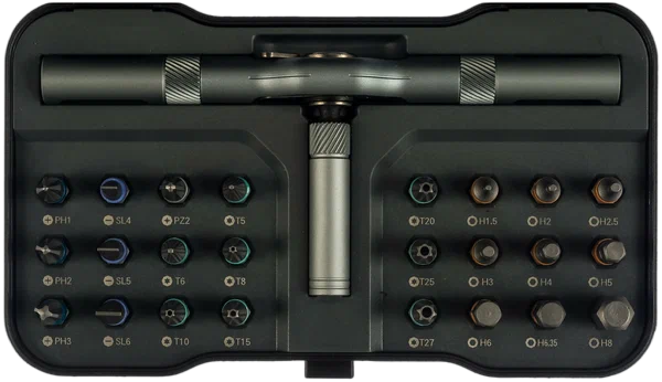 Отвертка с насадками Xiaomi DUKA/AtuMan RS1 Multipurpose Ratchet Screwdriver Set, Black