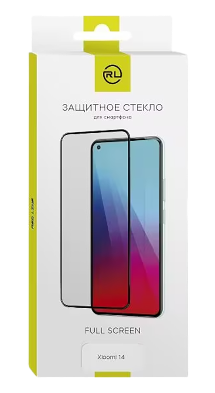 Стекло защитное для Xiaomi 14 Full Screen tempered glass FULL GLUE (на подложке) черное фото 1