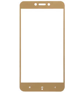 Стекло защитное для Xiaomi Redmi 4x Full Screen 0,33 mm золотое