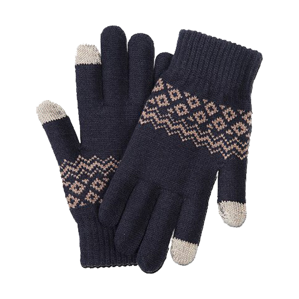 Перчатки Xiaomi для сенсорных экранов FO Touch Wool Gloves Blue фото 1