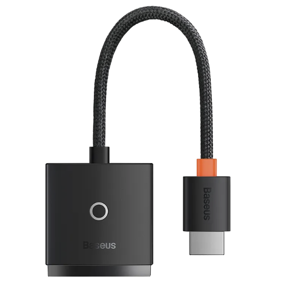 Адаптер-переходник Baseus Lite Series Adapter HDMI to VGA (WKQX010001) Black