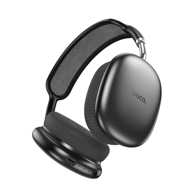 Беспроводные Наушники Hoco W55 Plus Happiness ANC BT, (deep space gray) черный
