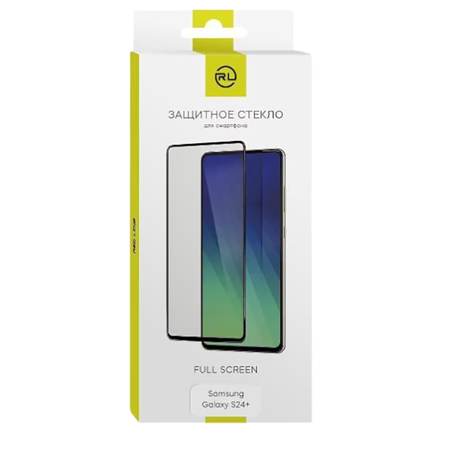 Стекло защитное для Samsung Galaxy S24+ Red Line Full Screen tempered glass FULL GLUE черное — купить у 1CLICK RU