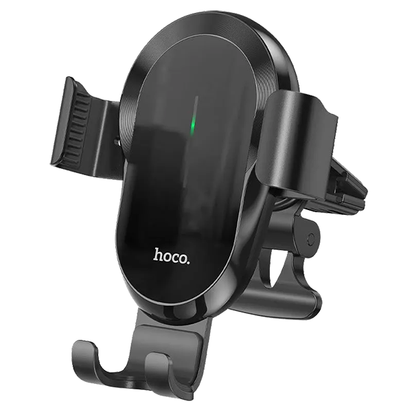 Автодержатель Hoco CA105 Guide с беспроводной зарядкой Black
