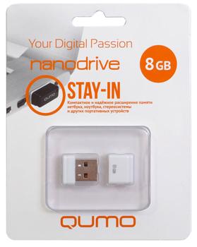 

USB-накопитель Qumo Nano USB 2.0 8GB 8 Gb