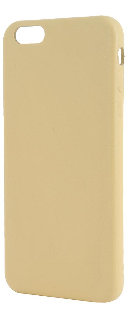 

Чехол-накладка для iPhone 6 Plus iRidium кожаный - желтый