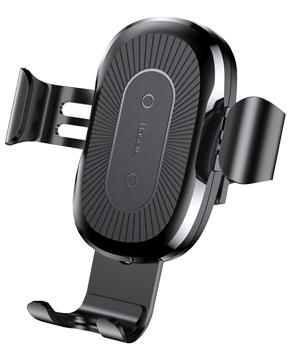 

Автодержатель с беспроводной зарядкой Baseus Wireless Charger Gravity Car Mount black