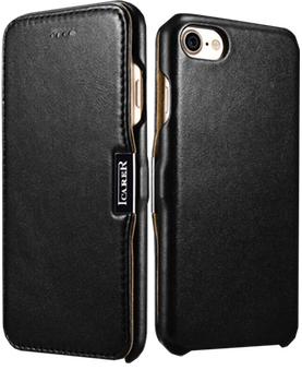 

Чехол для iphone 7/8 iCarer RI703 luxury Series Side-Open Черный