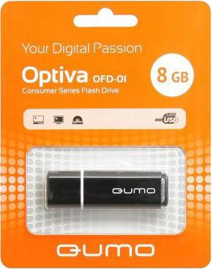 

USB-накопитель Qumo Optiva 01 USB 2.0 8GB Black
