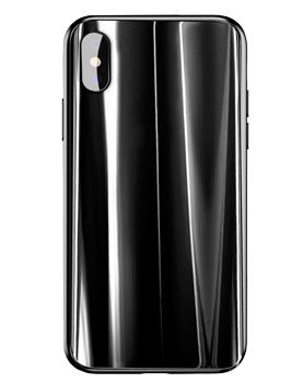 

Чехол для iphone X Baseus Glass Sparkling Case Black