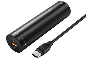 

Внешний аккумулятор универсальный Aukey Power Bank external battery 5000mAh black