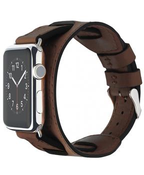 

Ремешок для Apple Watch 42mm Cozistyle Wide Leather Band Dark Brown