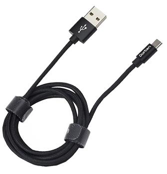 

MicroUSB кабель Dorten Metallic Series 1.2 m Black