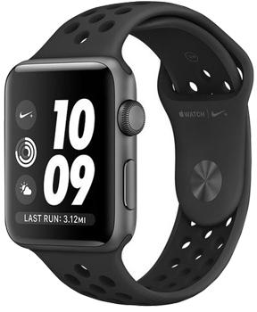 

Apple Watch Series 3 Cellular Nike+ 42mm Space Gray Aluminum Case with Anthracite/Black Nike Sport B