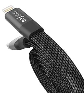 

Кабель Dotfes to Type-C A09T Self-Rolling (0.8m) black